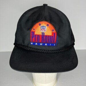 Vintage NFL Pro Bowl Hawaii 1993 Baseball Cap Sportcap Men's Adjustable Black